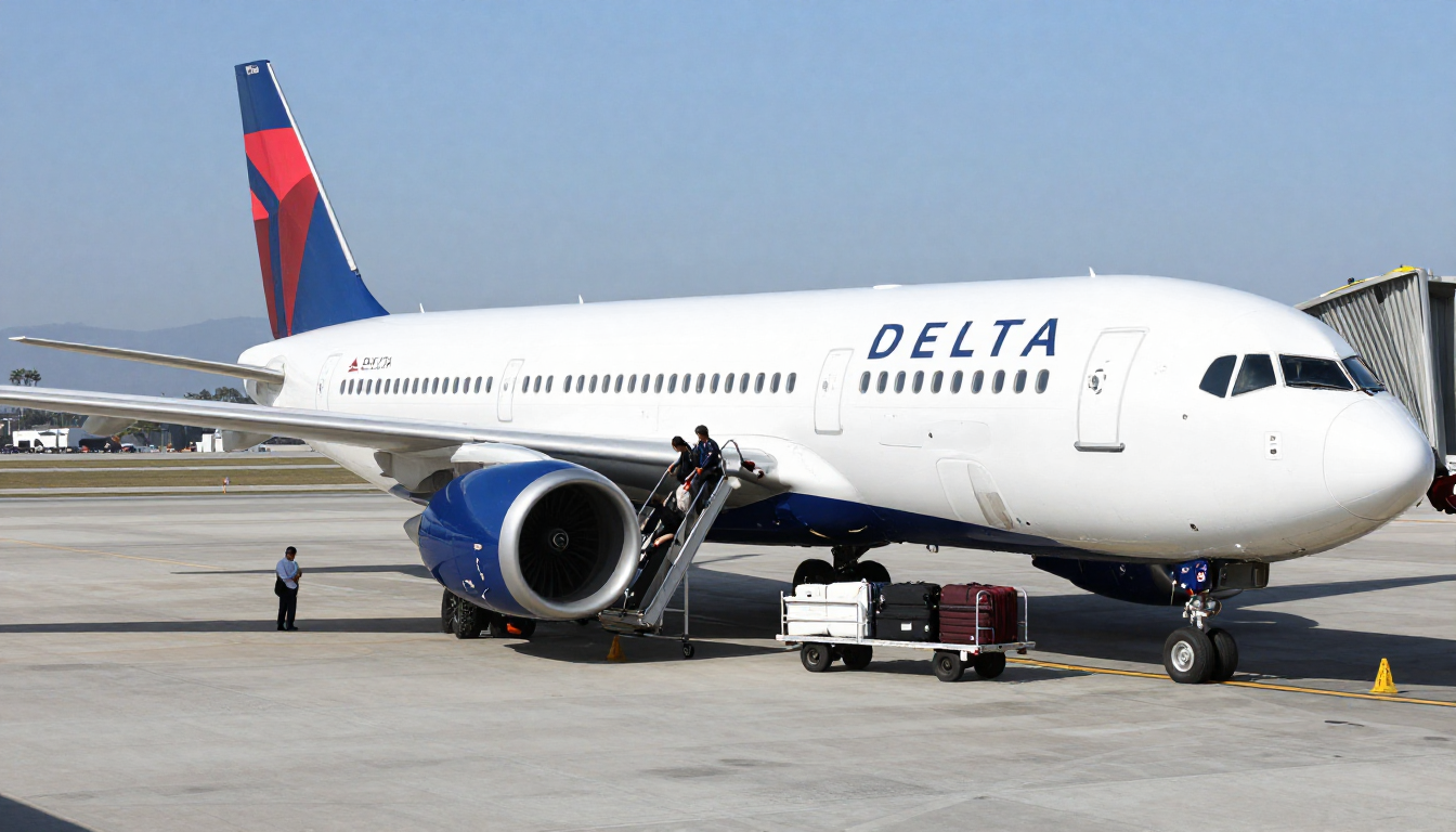 delta flight dl275 japan diversion lax