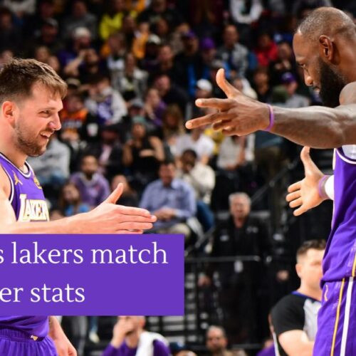Utah Jazz vs Lakers Match Player Stats