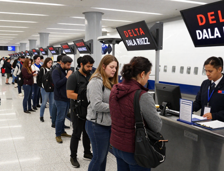 delta flight atlanta airport delay