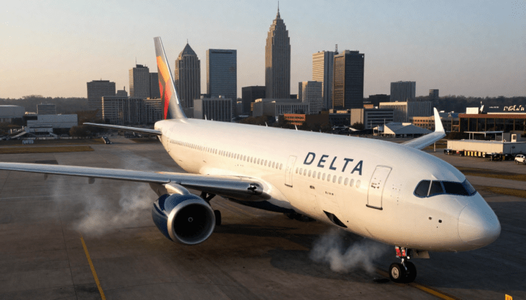delta flight returns atlanta engine issue