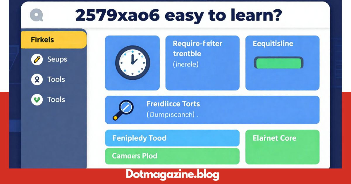 is 2579xao6 easy to learn