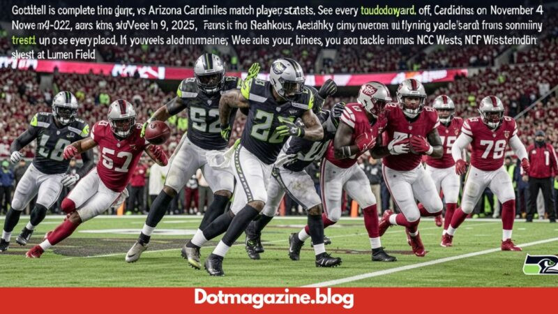 Seahawks vs Arizona Cardinals Match Player Stats: Final Box Score