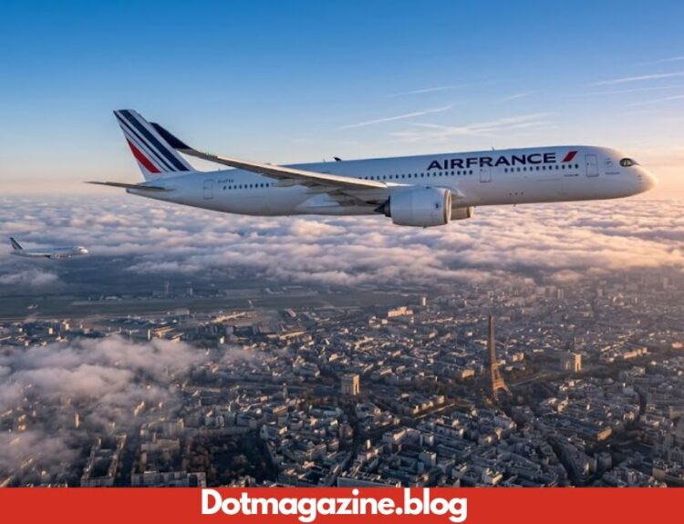Air France A350 Return to Paris